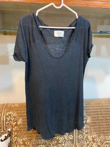 Black Zara Basic Tee