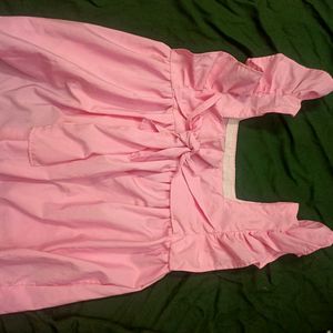 Cute Pink Ruffle Top