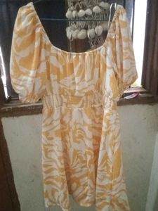 Chic Patterned Mini Dress