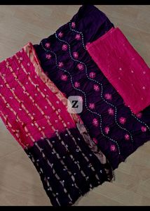 Bandhani Dressmaterial More Colours