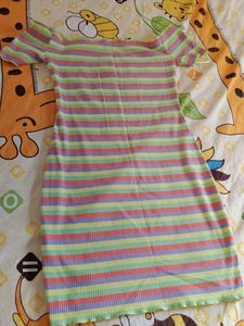 Striped Bodycon Mini Dress