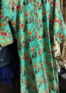 Fluorescent Green Kurti
