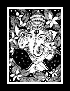 🖤 Lord Ganesha Matte Print (A3 Size) 🖤