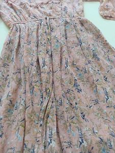 Floral Flare Vintage One Piece Dress