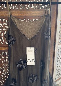 New Zara Celeb Style Gala Runway Maxi Dress