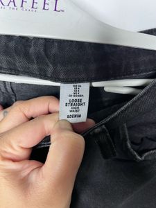 H&amp;M Loose Straight High Waist Jeans For Women