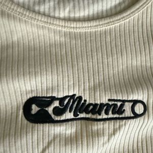 Miami Graphic Ribbed Tee