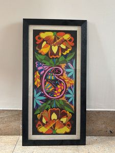 Framed Floral Artwork