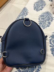 Cute Navy Star Mini Backpack