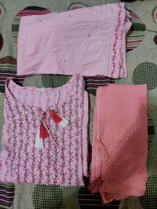 Pink Sharara Set