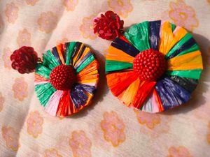 Colorful Flower Earrings