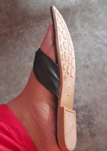 Black Flasts Sandals