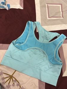 Blue Sports Bra