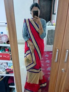 New Saree With Blouse Piece