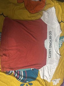 "Go Beyond Limits" Tee & Red Layer