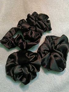 Black Scrunchies