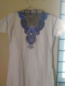 Netted Long Anarkali Kurta