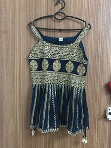 Elegant Embroidered Kurta Pallazo Set