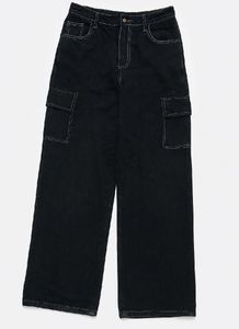 Black Cargo Style Pants