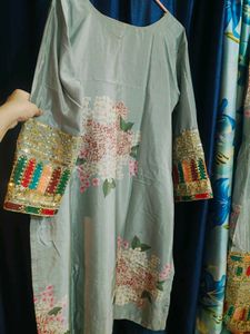 Floral Print Kurta n garara set