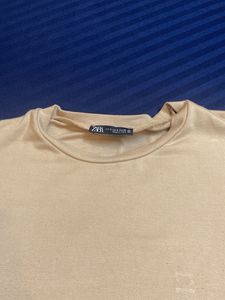 Zara cotton jersey Top