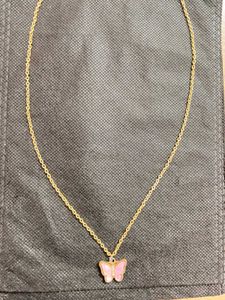 BUTTERFLY PENDANT WITH CHAIN