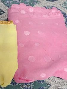 Elegant Yellow or pink Dupatta