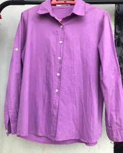 Lavender Long Sleeves Shirt