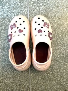 Pink Crocs