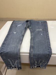 Distressed Denim Jeans