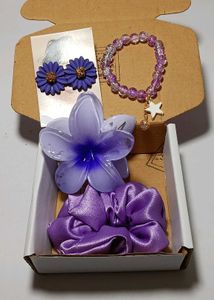 Purple Hair Accessory Hamper