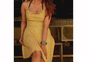 Floral Yellow Sundress