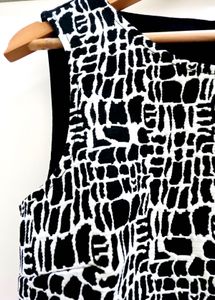 Jacquard Shift Mini Formal Dress