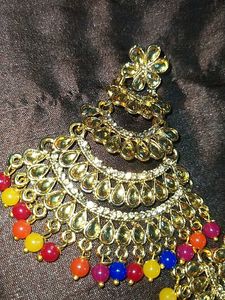 A New Long Multi Colour Earrings