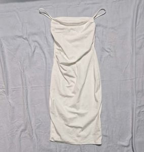 Elegant White Bodycon Dress