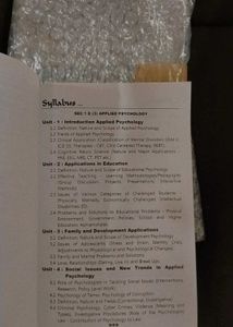 Digest For Applied Psychology (G-3) T.Y.B.A