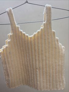 Crochet Knit Tank Top hand made