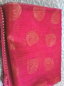 Dark Pink Saree