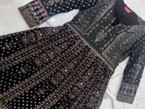 Black Ethnic Gown Like New