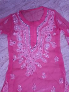 Chikankari Kurta with inner