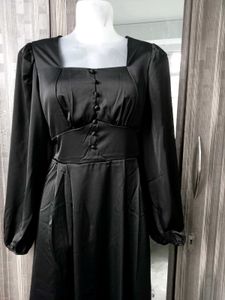 Luxe Satin Wedding Guest Dress