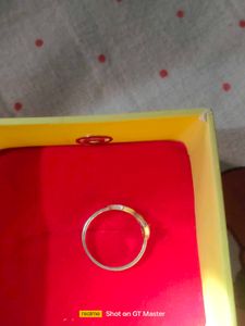 Silver Ring 12g American Dimond With Bill