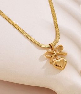 Bow And Heart Chain🎀 (pookie Chain)