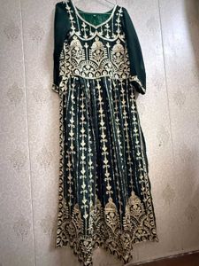 Elegant Green Ethnic Gown