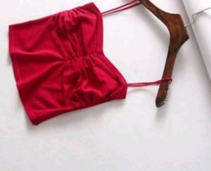 Spaghetti Strap Crop Top ♥️
