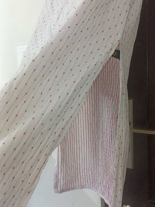 A Peach Rose Mixed Dotted Top