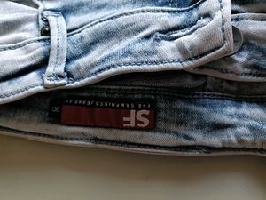 Acid Wash Denim Jeans