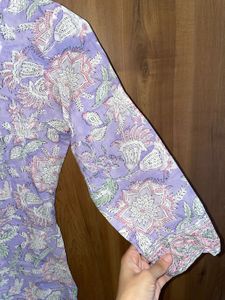 Floral Print Kurta Set