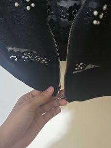 Black Jacket Open Style