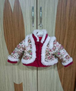 Royal look Cute Floral Baby Jacket